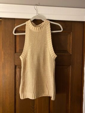 Trina Turk Bon Vivant Sweater Tank desert tan medium